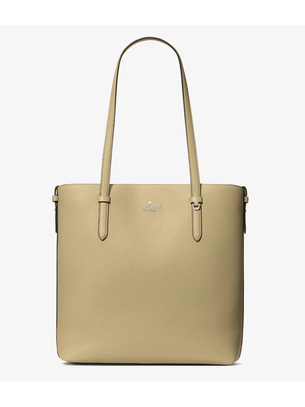 New Kate Spade Juliette Pebble Leather Medium Tote Elm